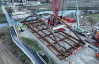 Il nuovo ponte Secula, lungo la SP20 nel comune di Longare (VI), è stato realizzato per migliorare il collegamento tra i comuni di Secula e Longare.