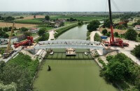 Metalsan realizza il nuovo ponte di Calà del Moro a Bagnolo di Po